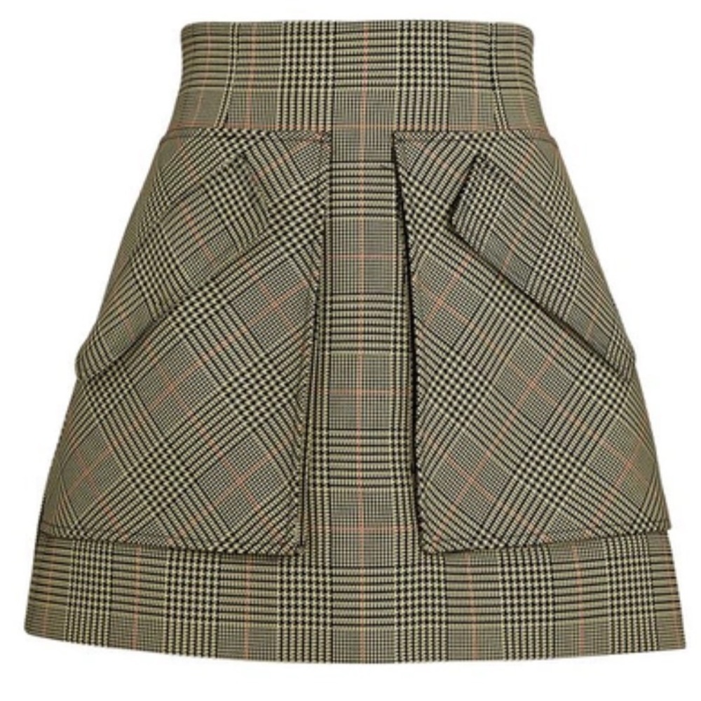 Aknvas Plaid mini skirt
